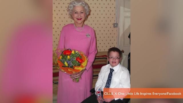 News video: Helen Mirren Meets with Dying Boy in Queen Elizabeth's Place