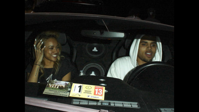 News video: Chris Brown, Karrueche Tran Involved In Car Accident
